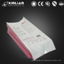 Laminado material personalizado impresso gussset lateral saco de embalagem de plástico